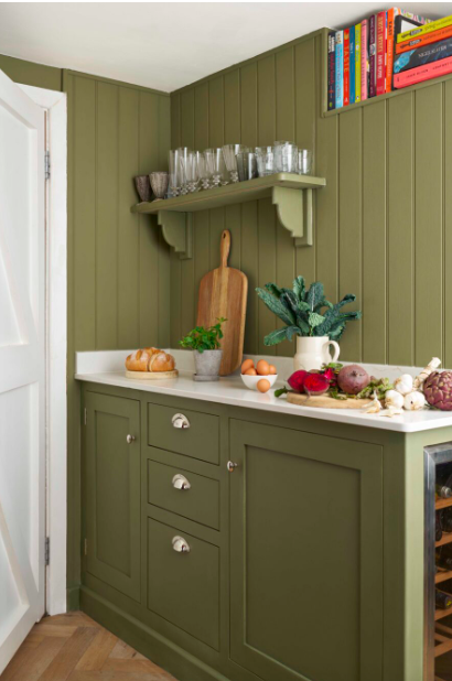 Green Kitchen Walls